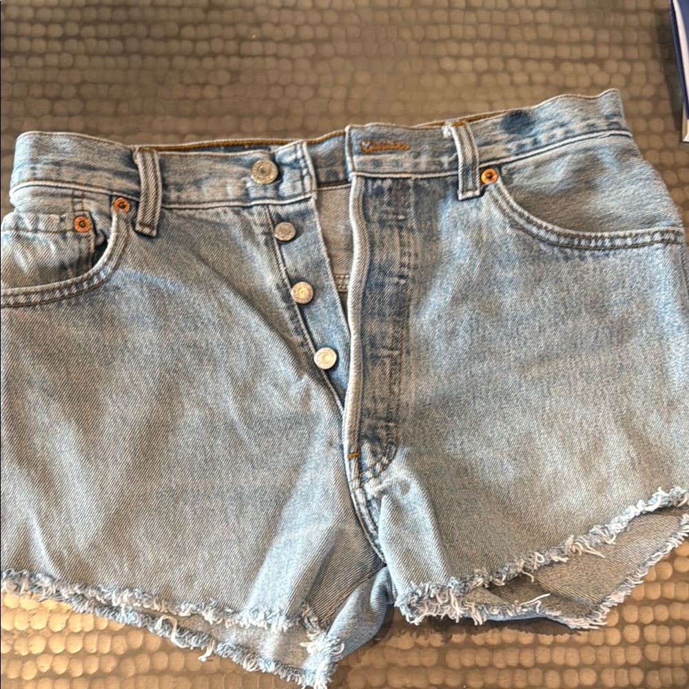 Denim Levi Womens Shorts